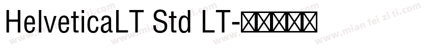 HelveticaLT Std LT字体转换